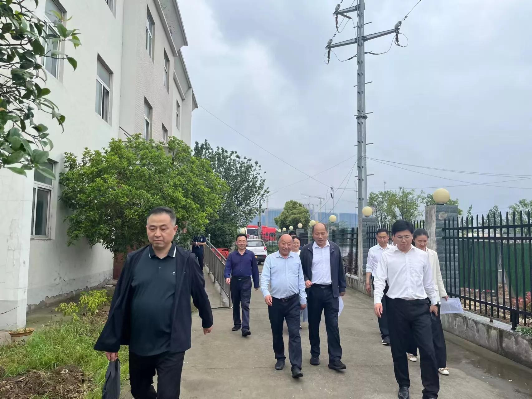 合肥市残联理事长张圣涛一行调研安徽天都公司扶残助残工作～～檀力