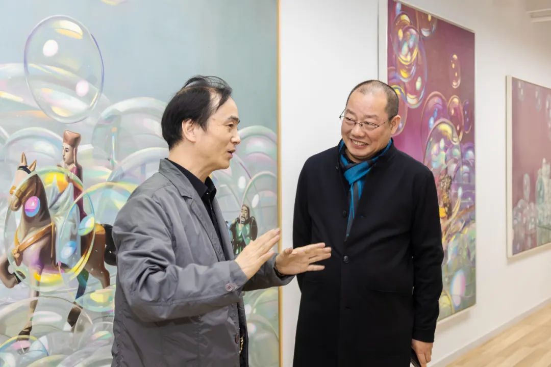 中央美术学院研究生院院长陈琦一行到访北京舒勇美术馆参观交流_艺术