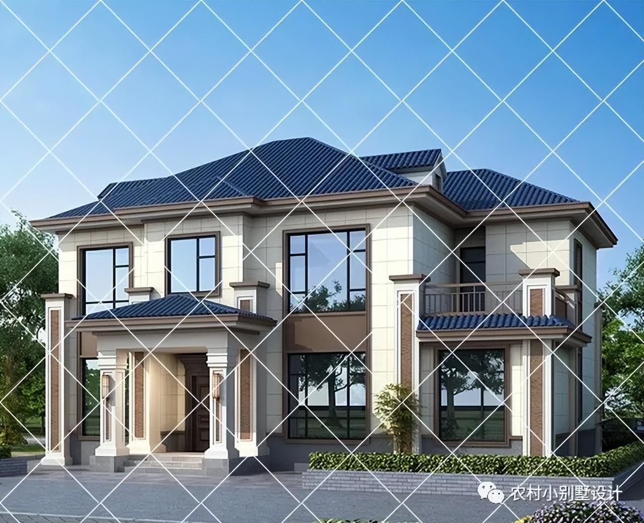 20万建农村二层别墅,15房带堂屋二层农村自建房,江南地带的最爱_房子