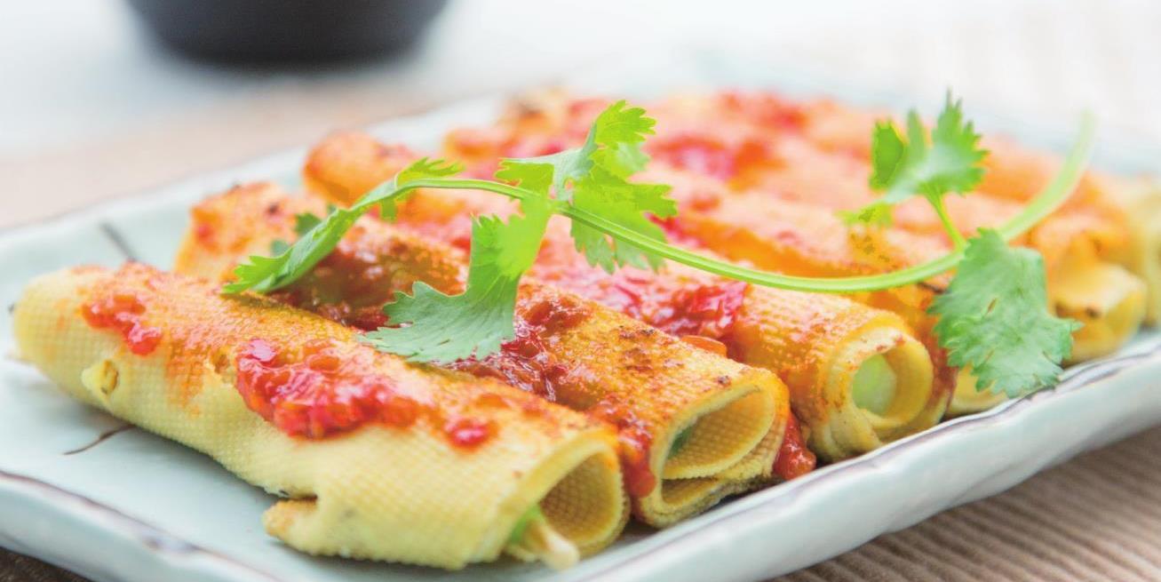 每日推荐:香菜豆皮卷,飘香十里_素菜_卷儿_口感