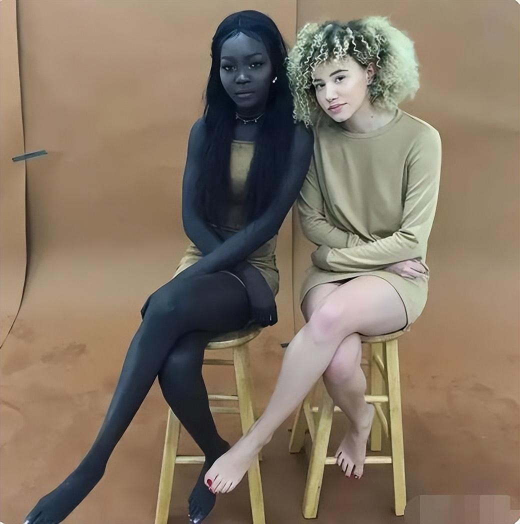 一组图看"世界最黑女人",黑到极致也是美,难民营里