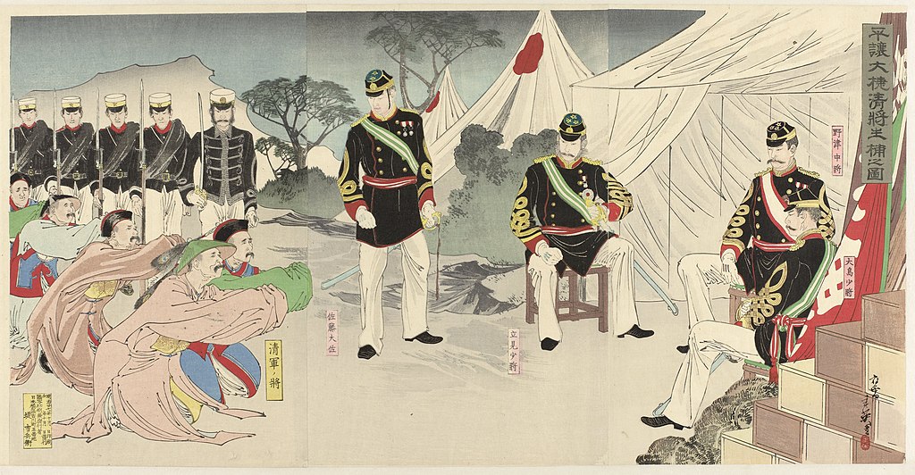 日本投降画作图片