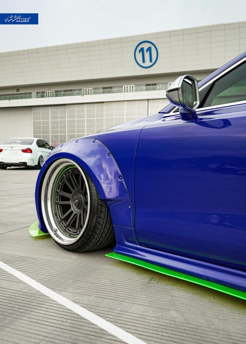 奥迪a7升级mmx轮毂,20寸宽体抛边,低趴姿态闪耀出街_搜狐汽车_搜狐网