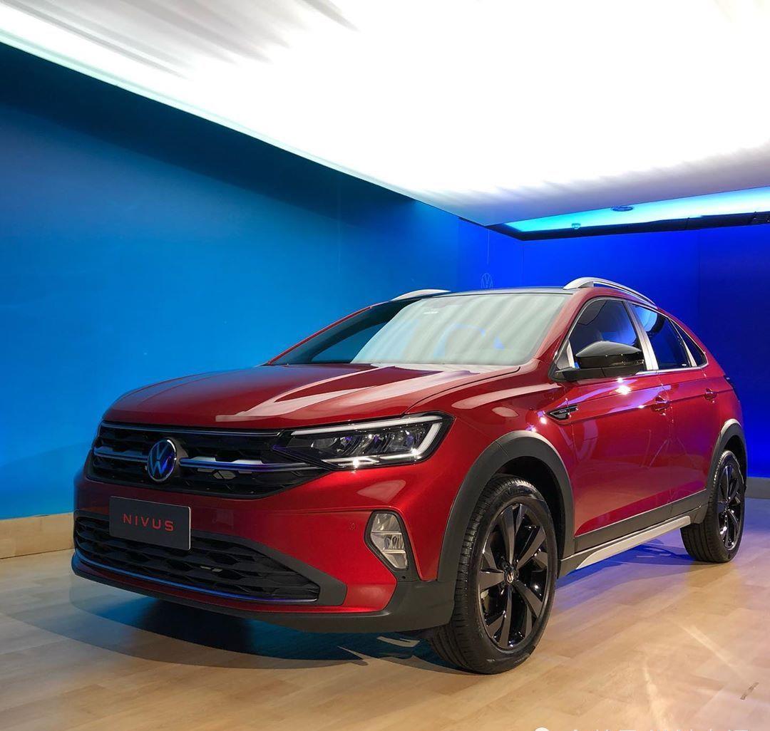 大众nivus的实车看上去非常有质感,它和大众以往的车型的设计语言不同