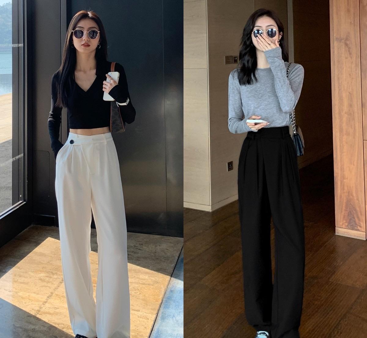 阔腿裤配什么鞋好看?