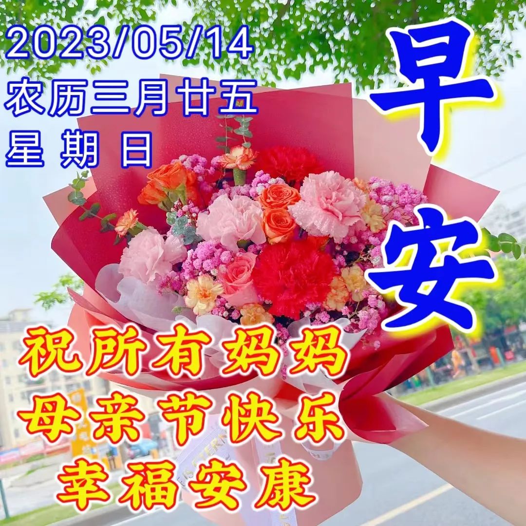 2023年5月14日周日母亲节快乐,精选母亲节祝福图片带字带问候语录!