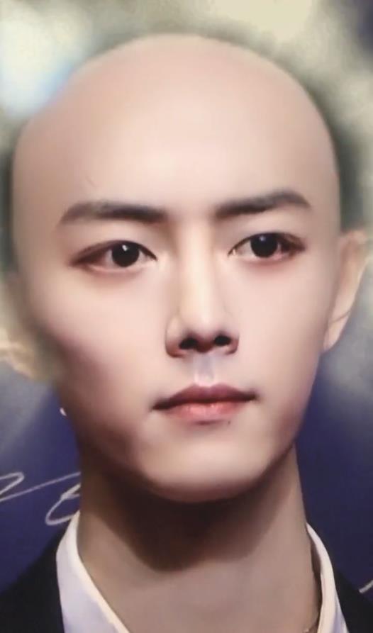 明星遇到"光头特效",失去了头发的衬托,暴露真实颜值_龚俊_杨蓉