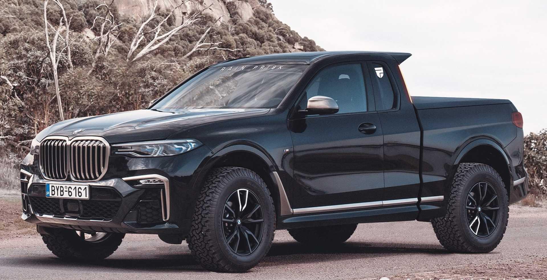 宝马x7单排皮卡版渲染图曝光,外观很有野性_搜狐汽车_搜狐网
