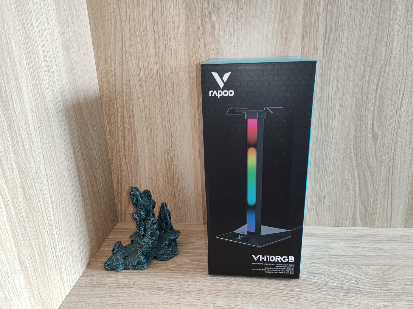 声光皆出色-雷柏VH800双模无线游戏耳机、VH10RGB支架套装评测