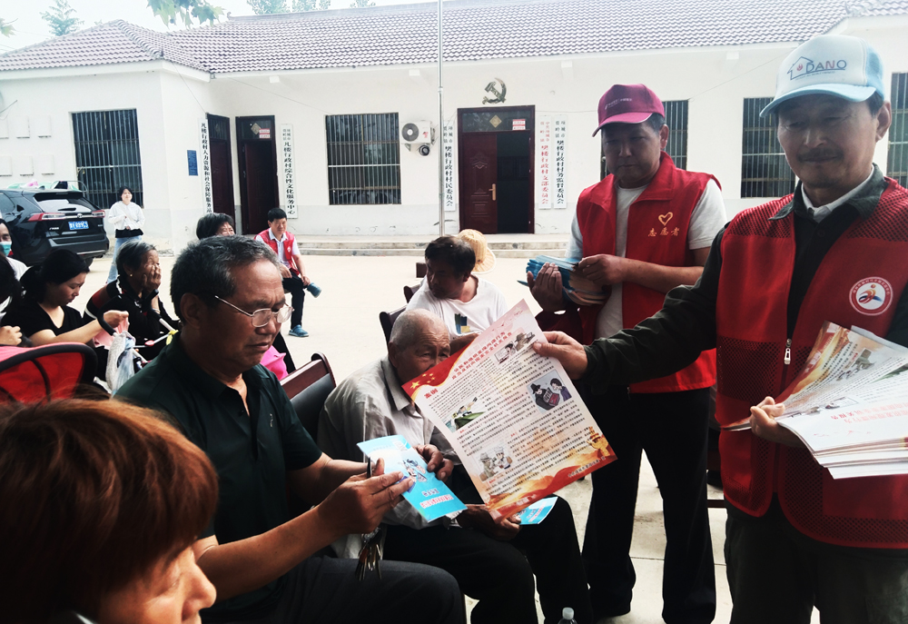 项城市贾岭镇新时代文明实践所金鸡岭宣讲团联合项城市融媒体中心