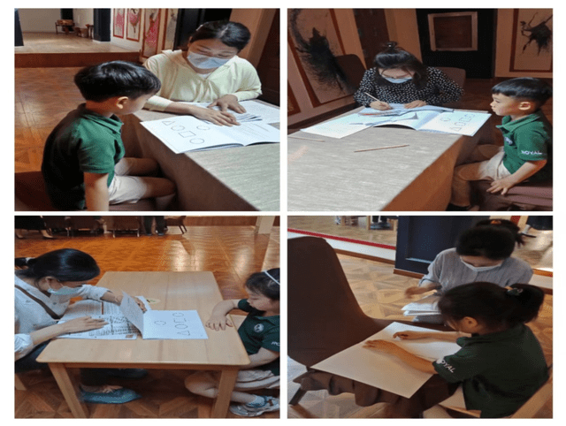 引导儿童学写观念--徐州市儿童医院前往希顿公学幼儿园开展活动_家长