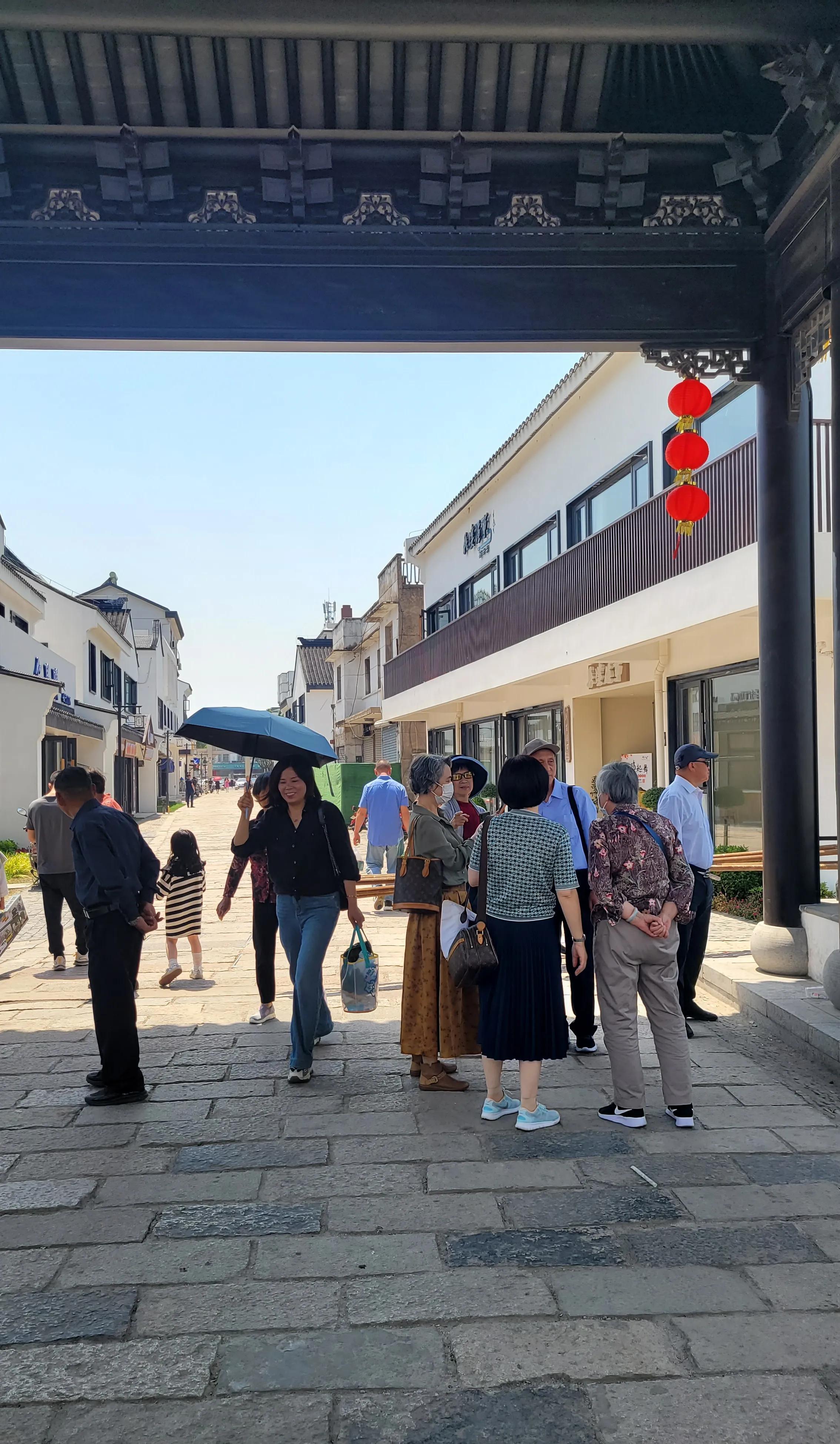 苏州吴江七都古镇的太湖湿地公园和吴溇老街_休闲_游客_庄桥