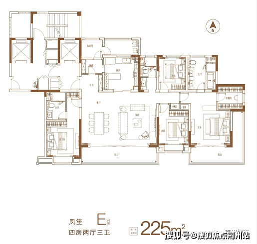 金茂首府户型图图片