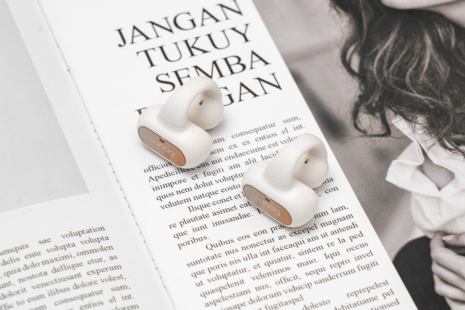 音质依然优秀,提升交互与续航效果,sanag Z51耳夹式蓝牙耳机评测