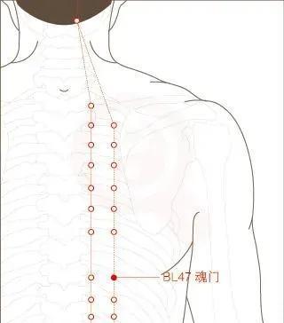 中医魂门穴,神奇的止痛穴,疏肝理气治疗胸胁疼痛腰痛的穴位_灵魂_相关