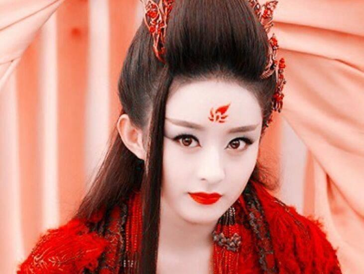 10大美人花钿妆,杨蓉赵丽颖热巴林心如杨幂刘涛,谁惊艳眼球?