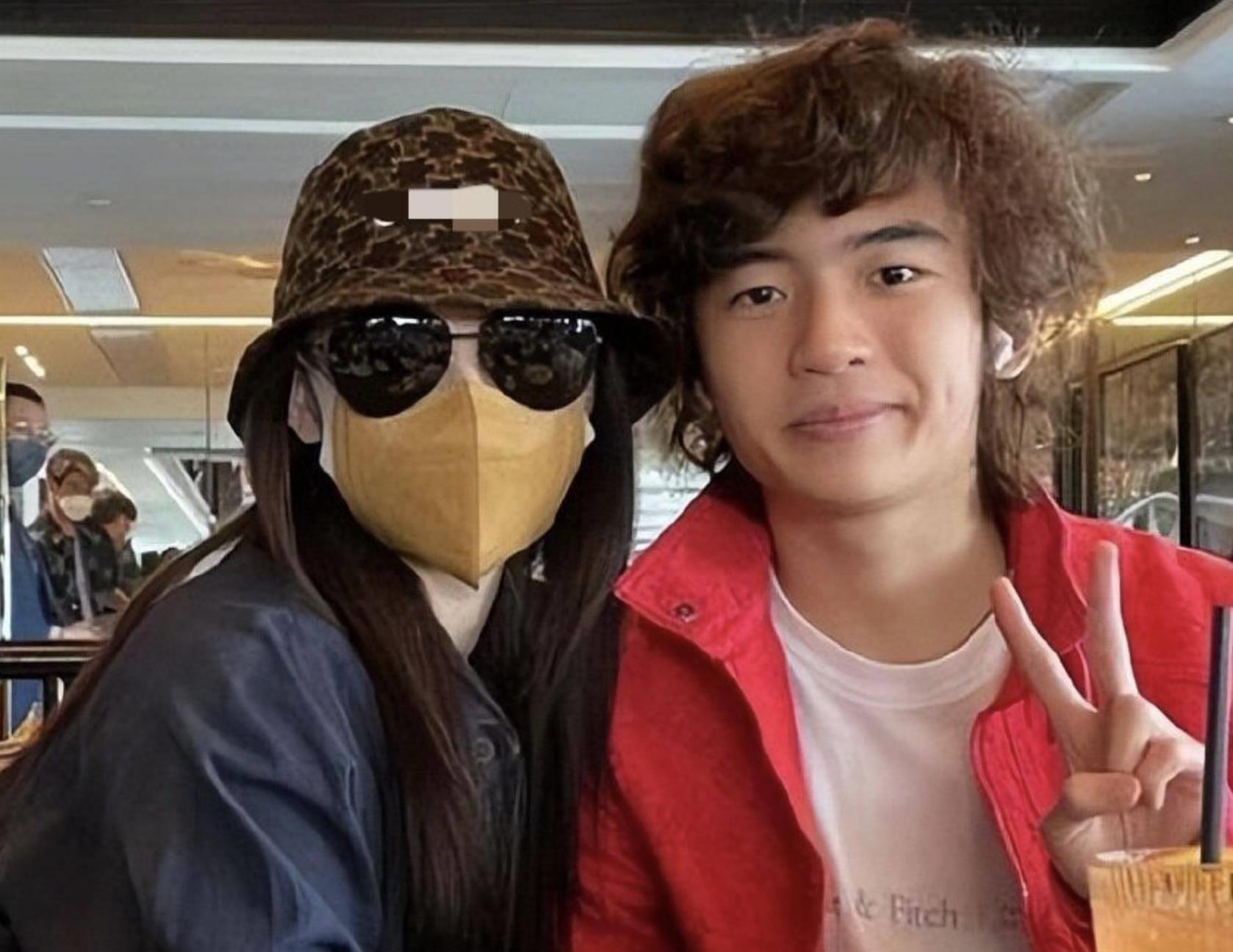 lucas比小林青霞高半头,被嘲颜值暴跌,兄弟俩没老爸谢霆锋帅_quintus