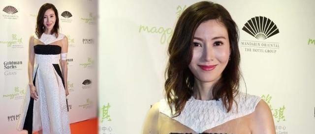 48岁李嘉欣黑白裙亮相变回大美人,息影十年拒绝复出想陪儿子成长