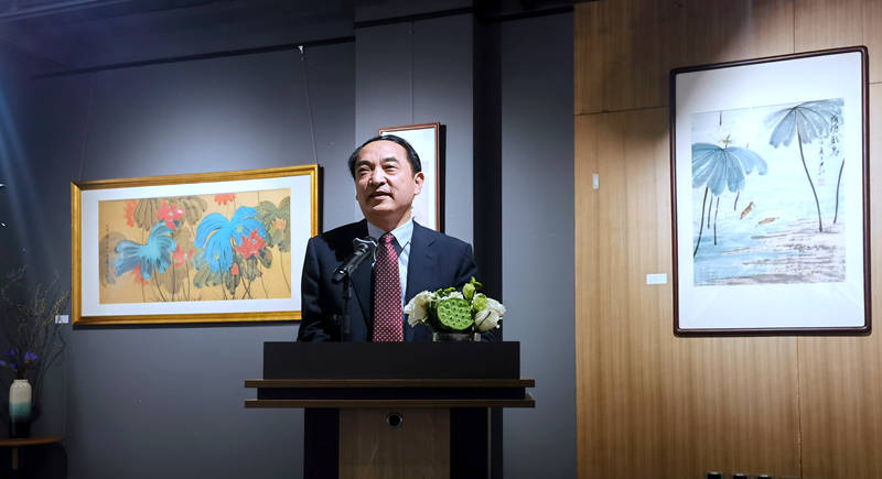 笔墨当随时代 "荷莲心象——代建红个人画展"在上海朵云艺术馆举办