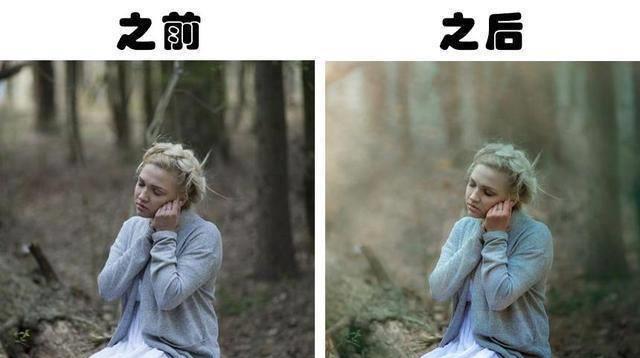 照片中的女孩似乎没有什么特别之处,但如果你对比了ps前后的效果之后