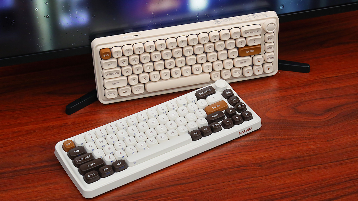 达尔优小方糖Z68三模机械键盘评测：精致又耐看