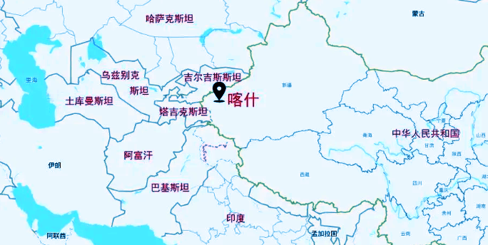 新疆克州地图位置图片