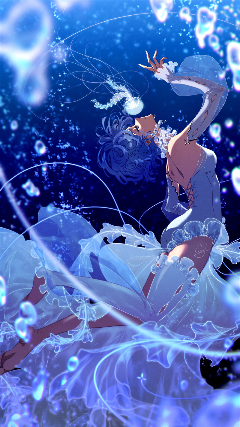 p站美图推荐——水母特辑(二)