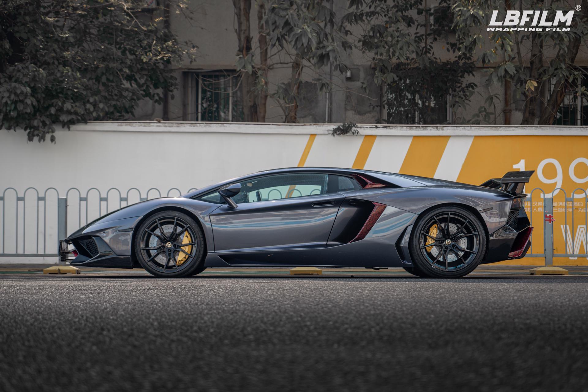 兰博基尼大牛lb改色膜原厂漆南极星蓝,优雅又科技_搜狐汽车_搜狐网