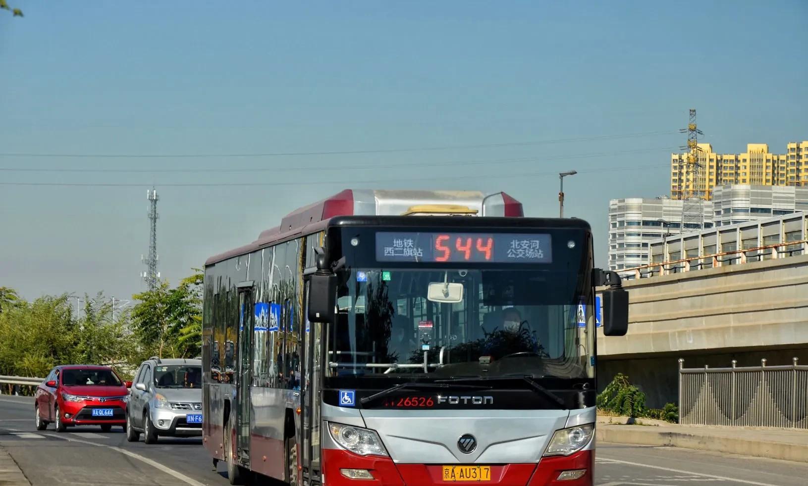 西二旗站没有往事|164北京公交544路福田bjd6123c7bcd巴士_细节_模型