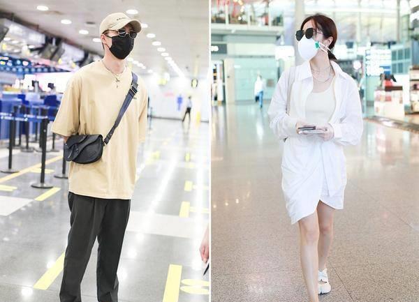 胡冰卿张铭恩前后脚现身引猜测,胡冰卿穿衬衫配背心,美丽大方_造型