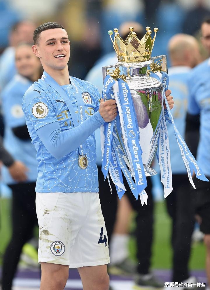 曼城太子福登平均17场比赛就获得1个冠军荣誉,夺冠效率非常高_欧冠