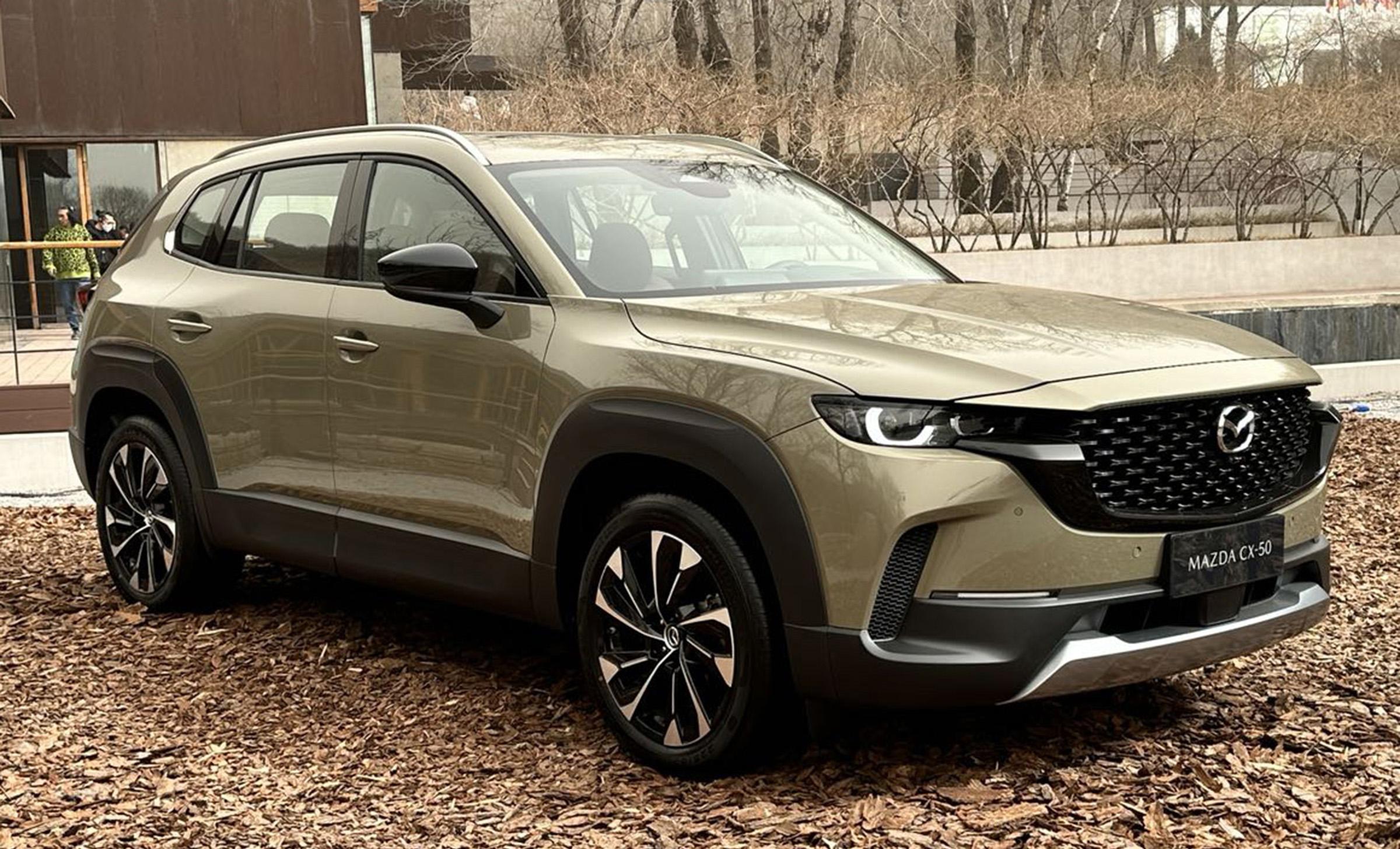 高配车型比预售价还便宜了几千元,马自达cx-50上市售15.98万元起