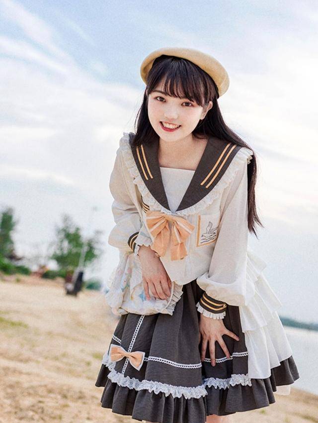 lo娘把洛丽塔做成"校服",本以为是在开玩笑,看完却想买_设计_女生