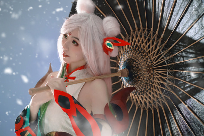 cos:英雄联盟剪纸仙灵艾瑞莉娅cosplay正片9p-北宫瑶_伊喵_白嫖_部落