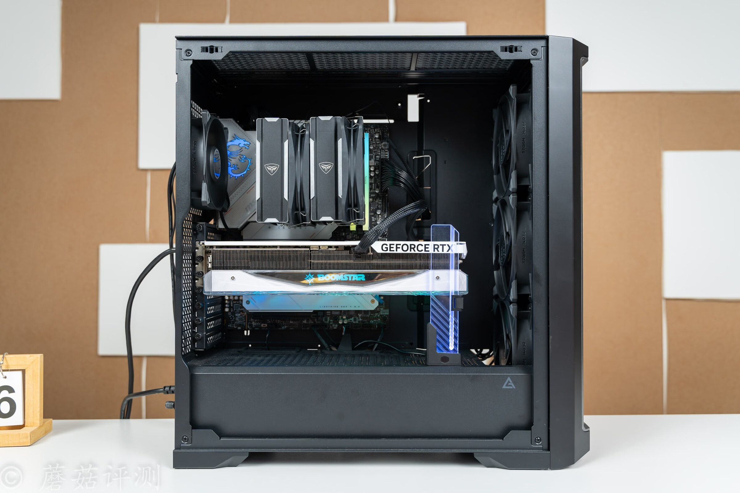 超频三 g6双塔cpu风冷散热器 新品评测_风扇_质感_设计