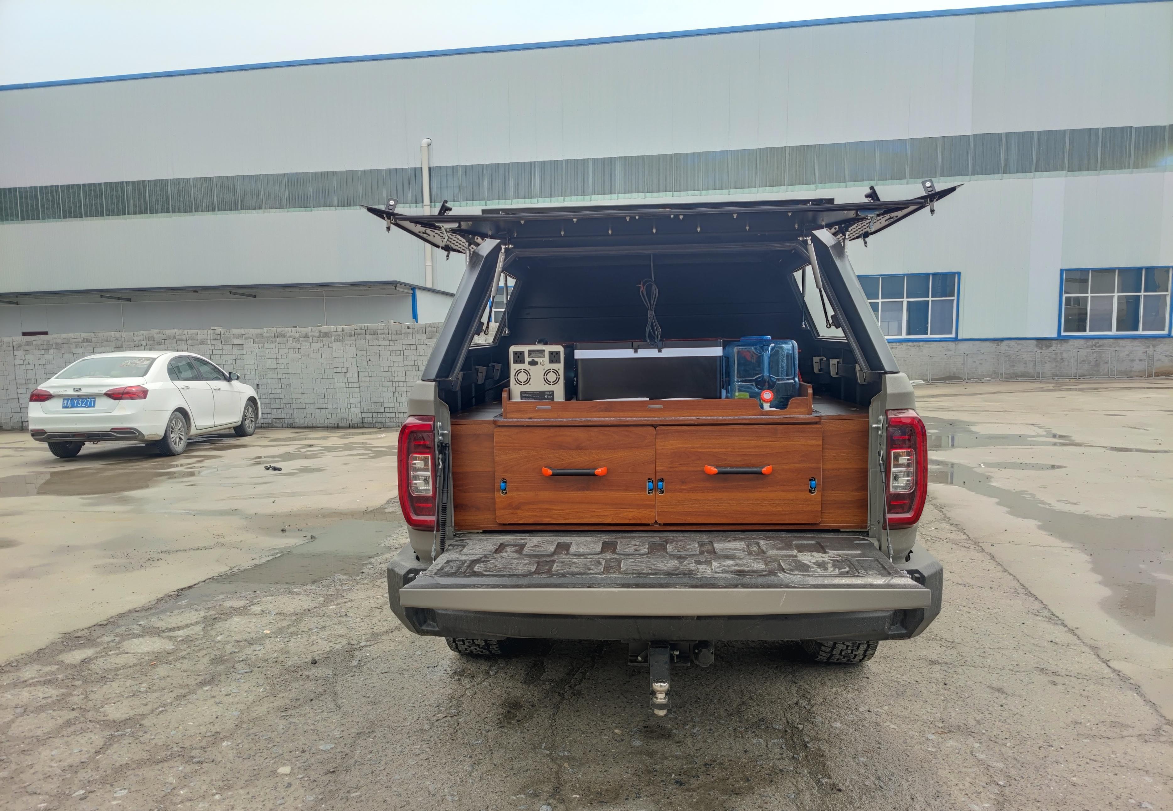 上汽大通t90皮卡牛魔王版户外露营改装方案分享_搜狐汽车_搜狐网