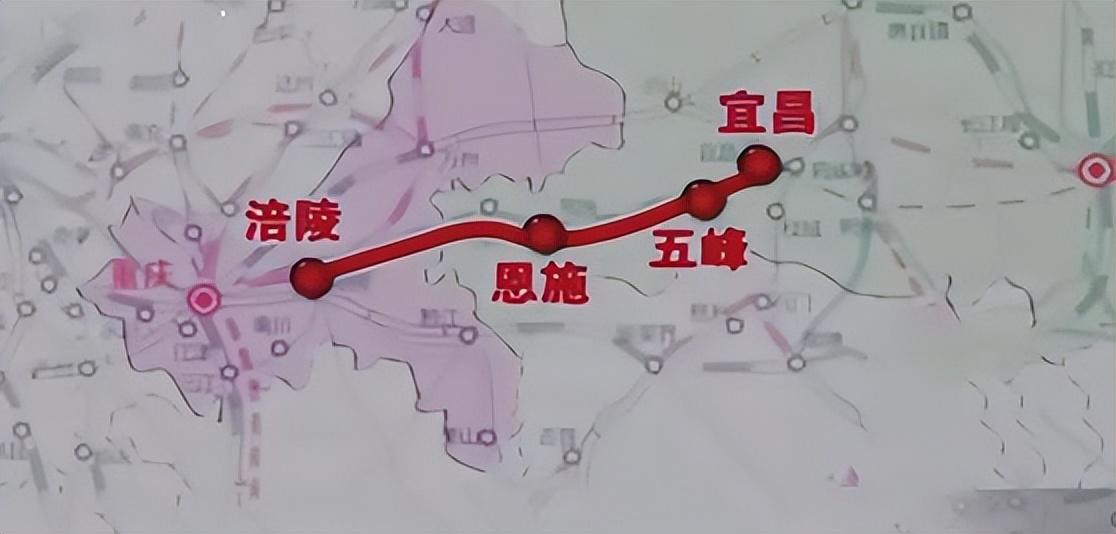 湖北与重庆间的高铁建设迎来了新机遇,即规划建设宜昌至涪陵铁路