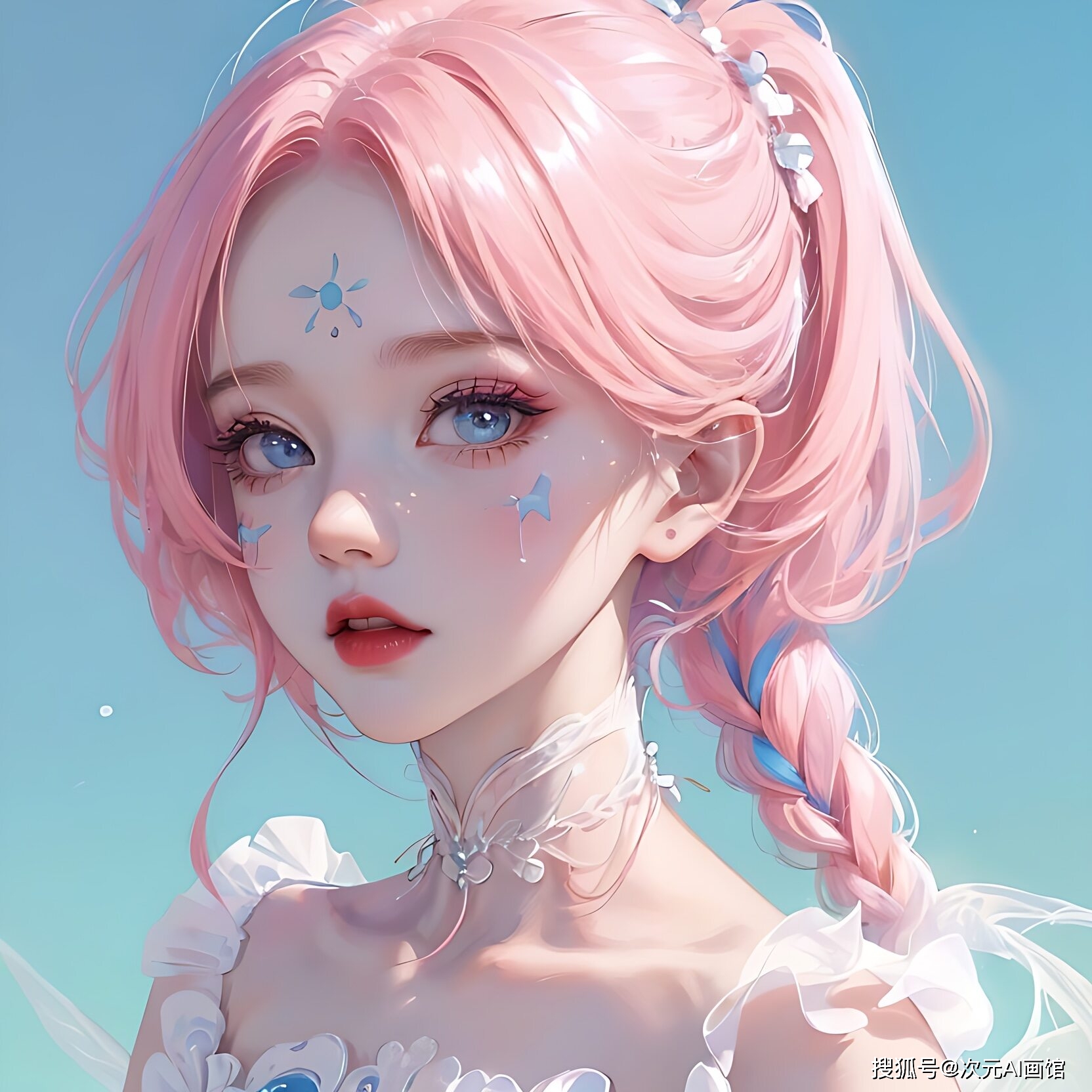 ai绘画丨优质头像,女生头像,高清壁纸丨含(关键词)_--ar_and_girl