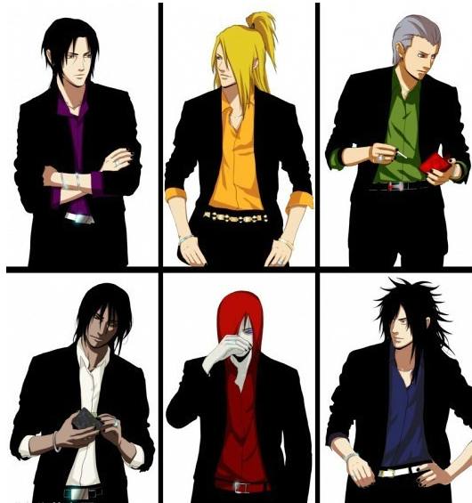 火影:当晓组织穿上了西装以后,小迪萌萌哒,飞段比鼬神还要帅!