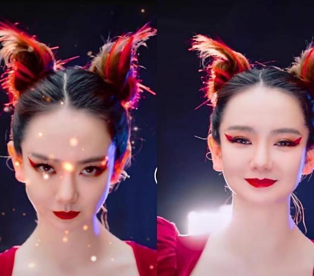 戚薇最新的扎发就很火,它叫"牛角双丸子头",可爱俏皮又时髦!