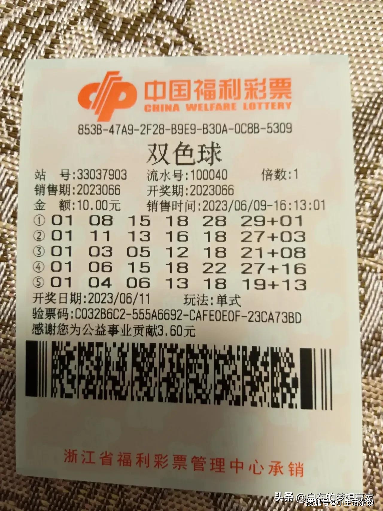 今日双色球开奖号码图片