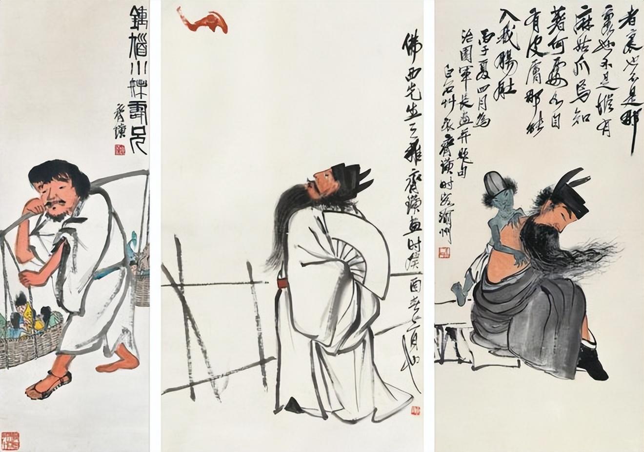 如何鉴定送拍北京银座齐白石钟馗,齐白石书画鉴定师汤发周说,先看人物