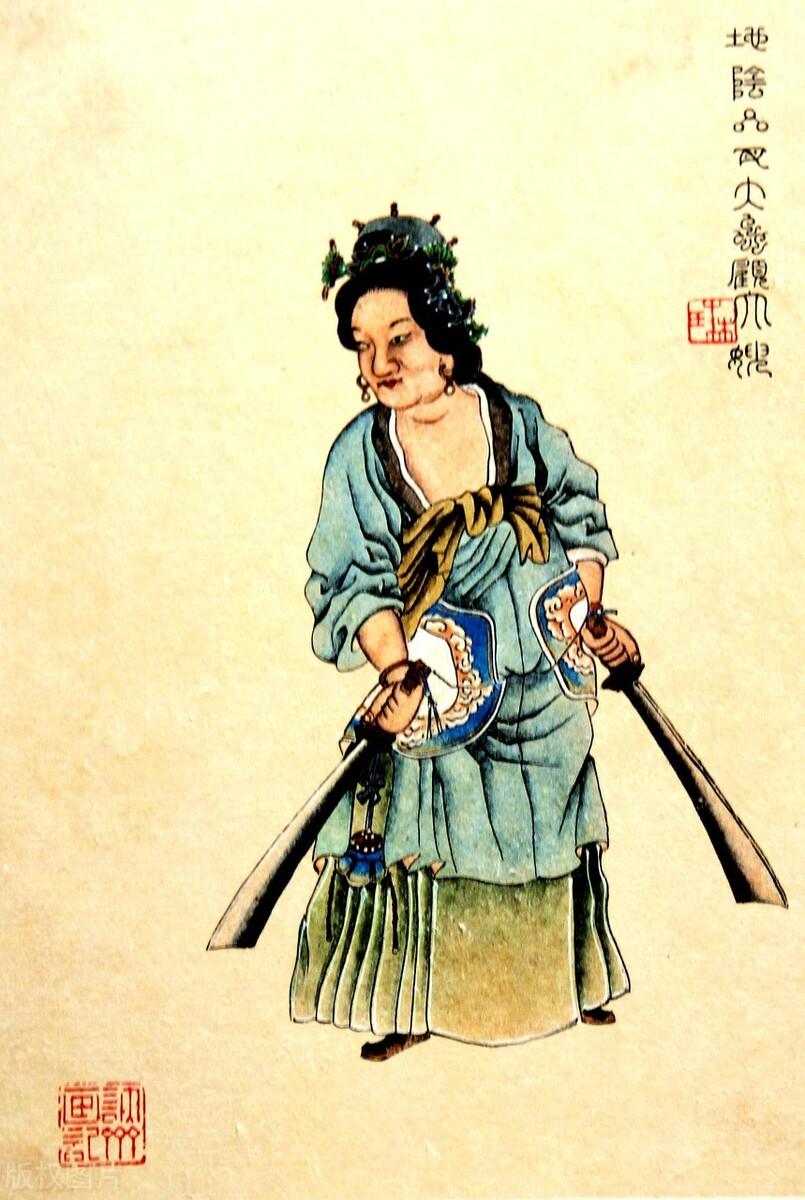顾大嫂为了救自己表兄弟解珍,解宝 ,要挟丈夫的亲哥孙立一起劫狱.