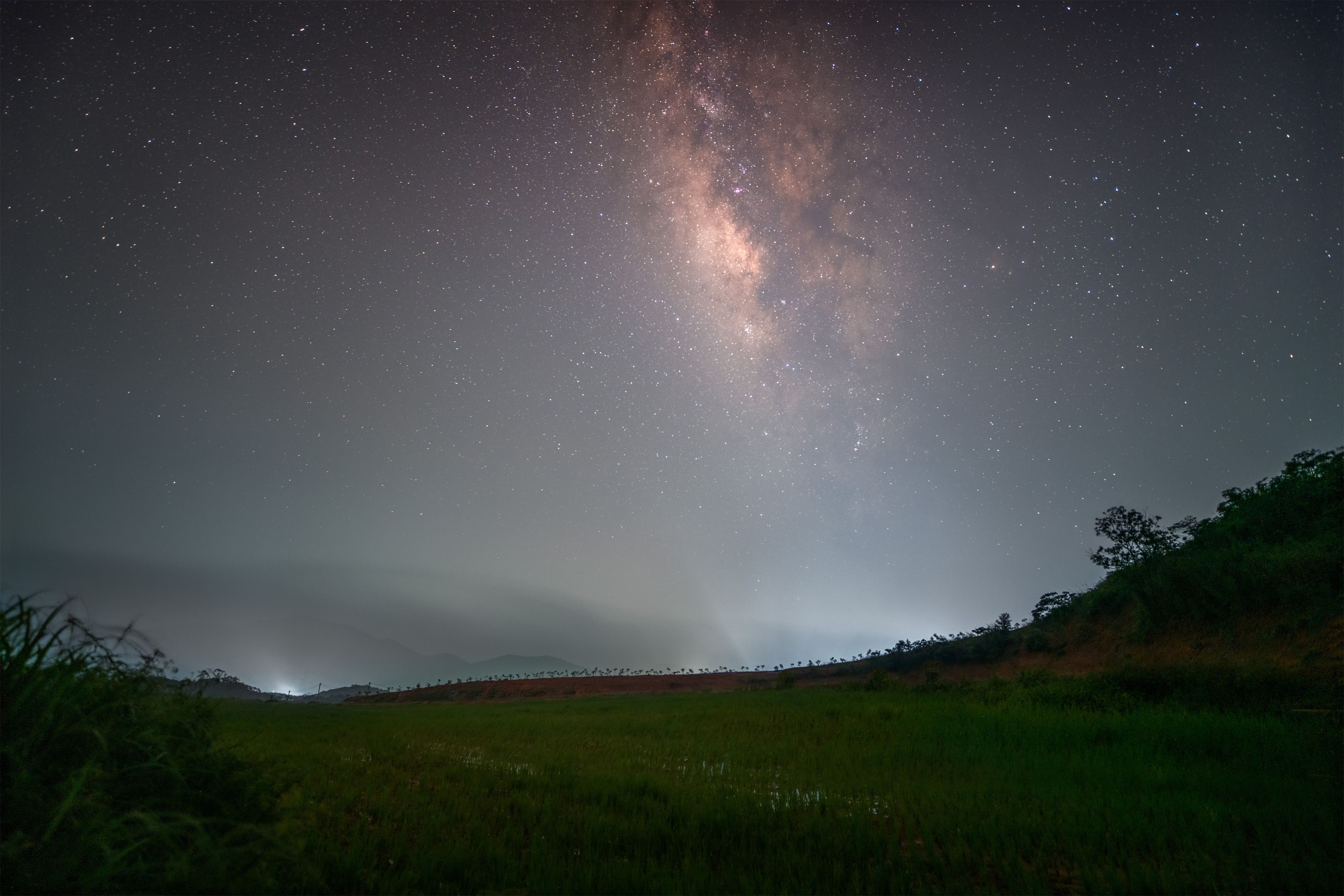 野外夜景照片图片