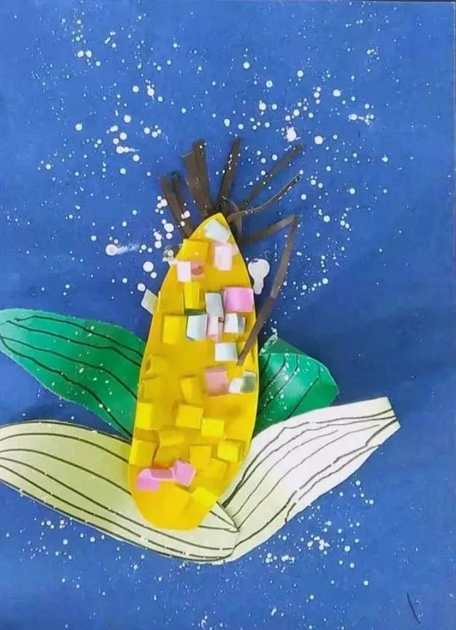 谢仁犀三年级1班 闫翘之小鸡破壳剪贴画作品欣赏经过五年的探索,学校