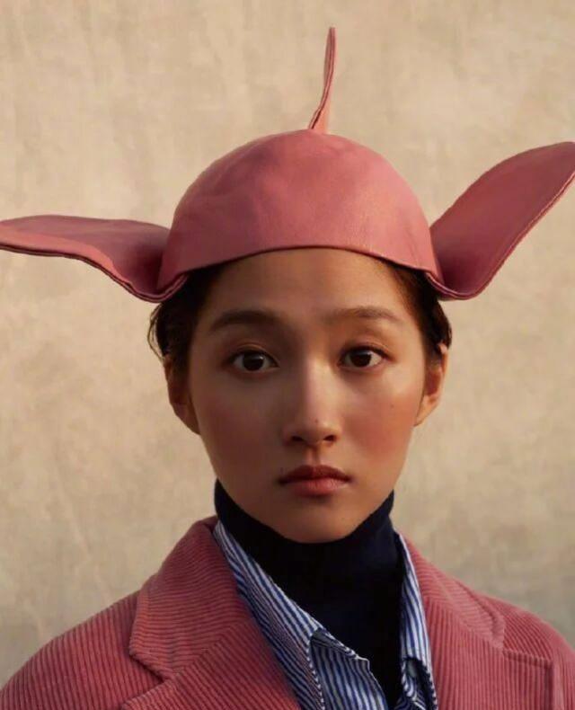 关晓彤最新大片来袭_帽子_造型_黑色