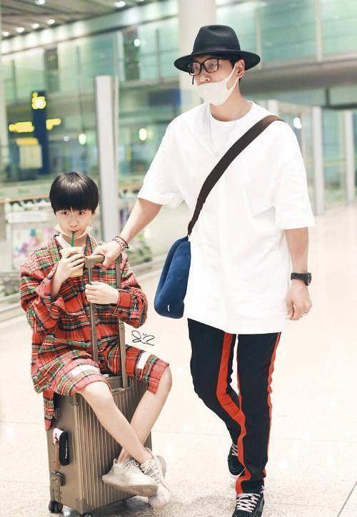 天天163cm穿张亮的衣服超酷超合适_感觉_孩子_和田亮