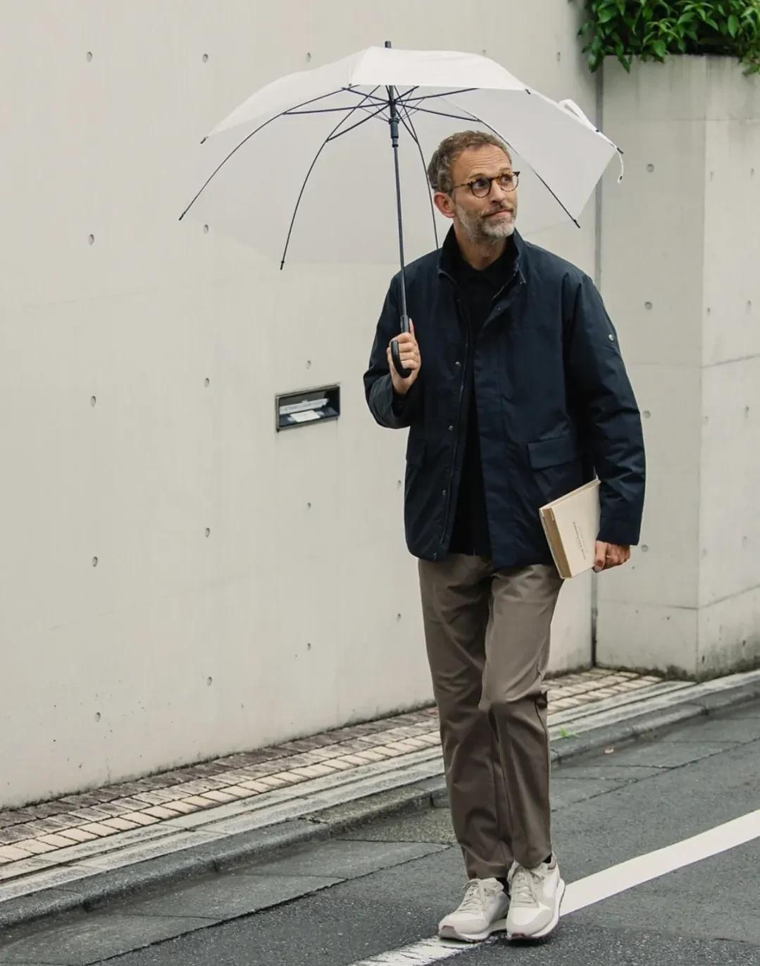 45 男士搭配都市轻商务通勤装_衬衫_休闲_黑色