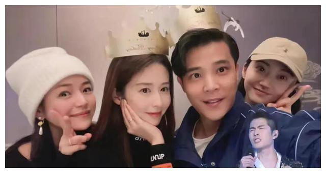 颖儿嗮照庆生,合照中景甜素颜好甜美,肤色真好_蔡诚俊_眼睛_漂亮