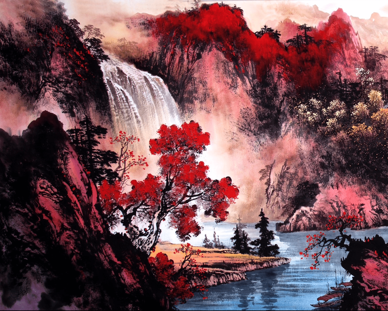 著名画家王大为:红色山水的庄严气象与艺术魅力